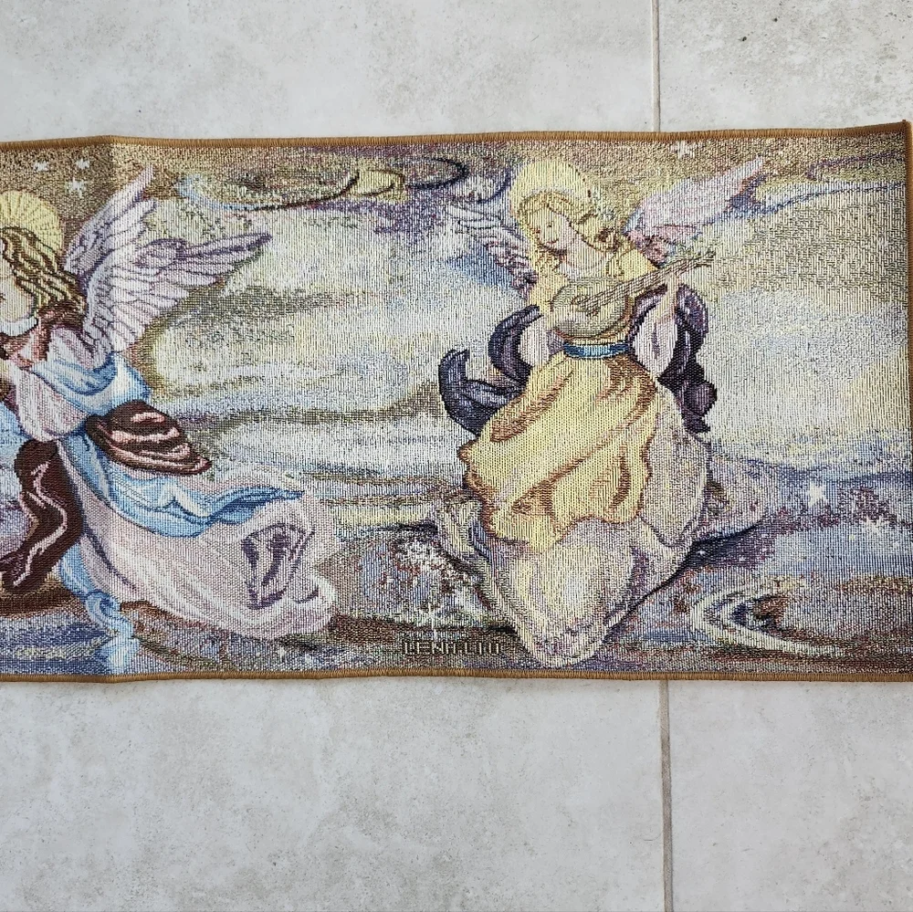 Lena Liu Angel Table Runner Tapestry Art
